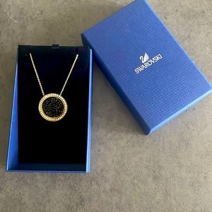 Swarovski Sound Pendant Short Jet